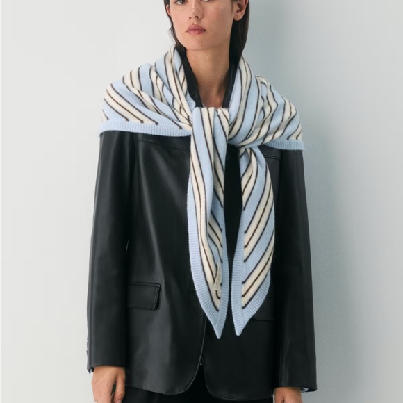 Aritzia Cashmere Key Triangle Scarf - Picture 9 of 10